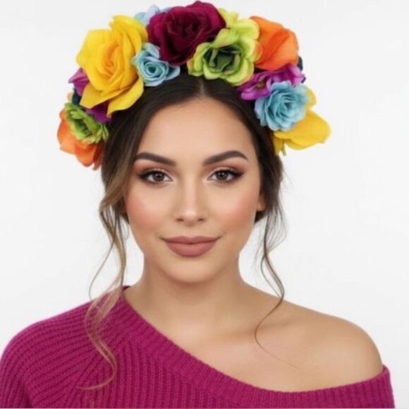 Handmade Spring/Festival/photoshoot Flower crowns main image 12